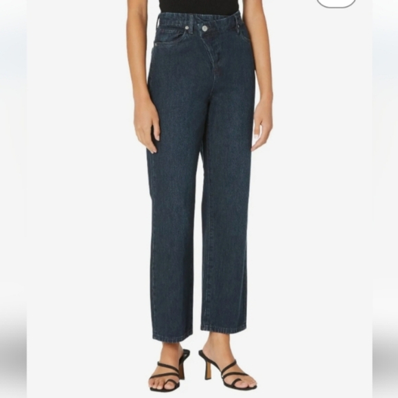 🆕 Blank NYC Baxter Rib Cage Jeans Straight Leg Overlap in Right Swipe, Size 28 - Picture 1 of 11